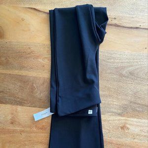 Aritzia Wilfred Candace Pants Rib Flare Black